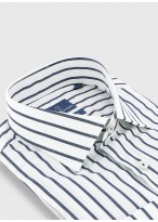 Chemise regular fit en coton Emmanuelle Khanh _ 87 - Bleu pétrole