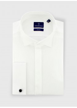 Chemise slim à plastron Emmanuelle Khanh