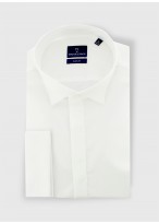 Chemise slim col cassé Emmanuelle Khanh 10 - Blanc