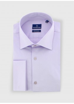 Chemise regular à col italien Emmanuelle Khanh