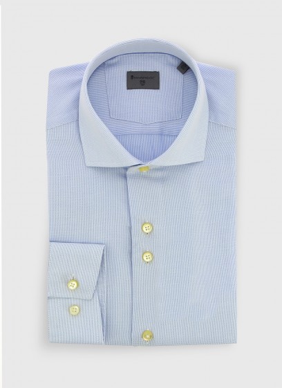 Chemise slim col italien Stanbridge