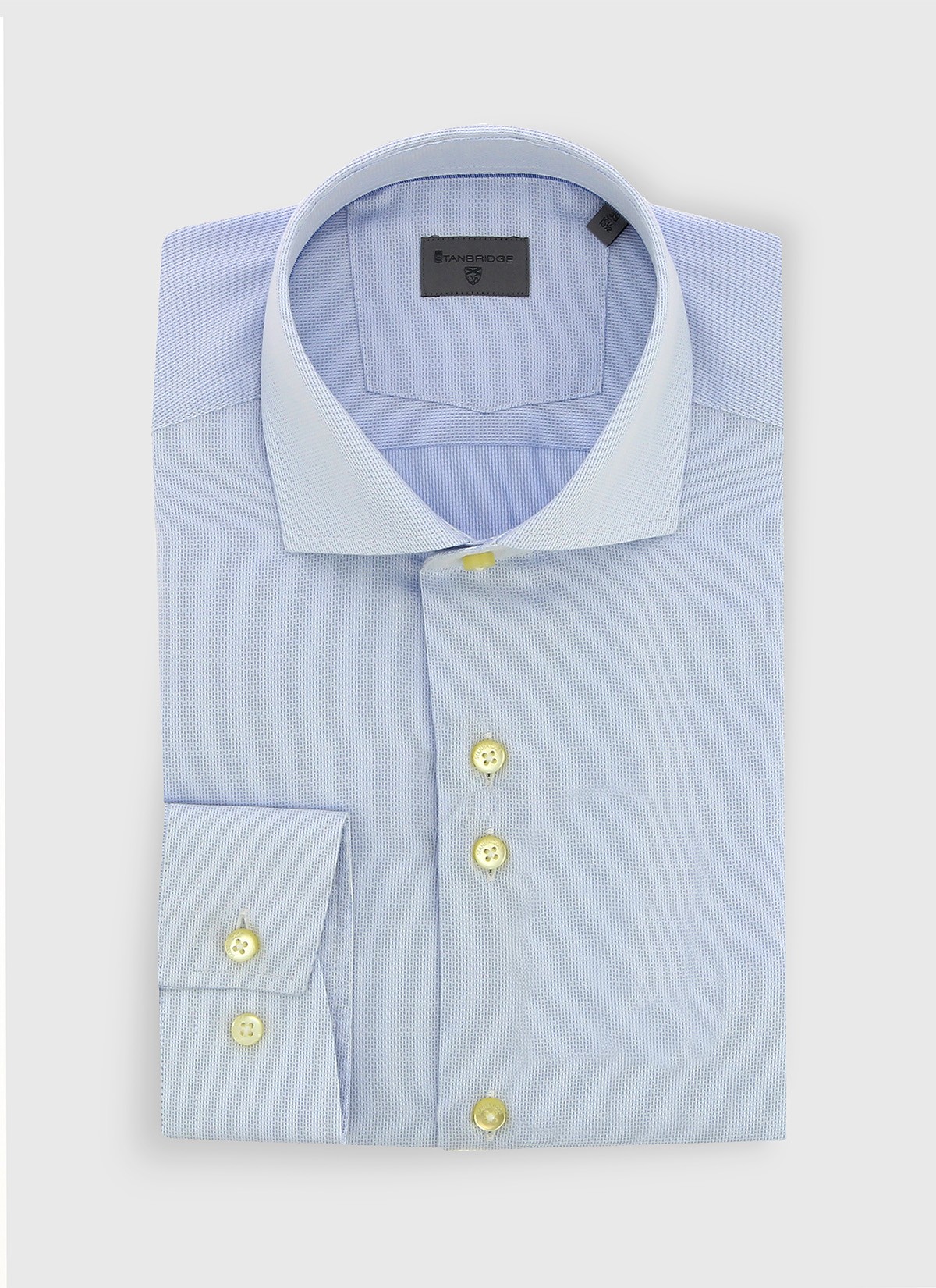 Chemise slim col italien Stanbridge