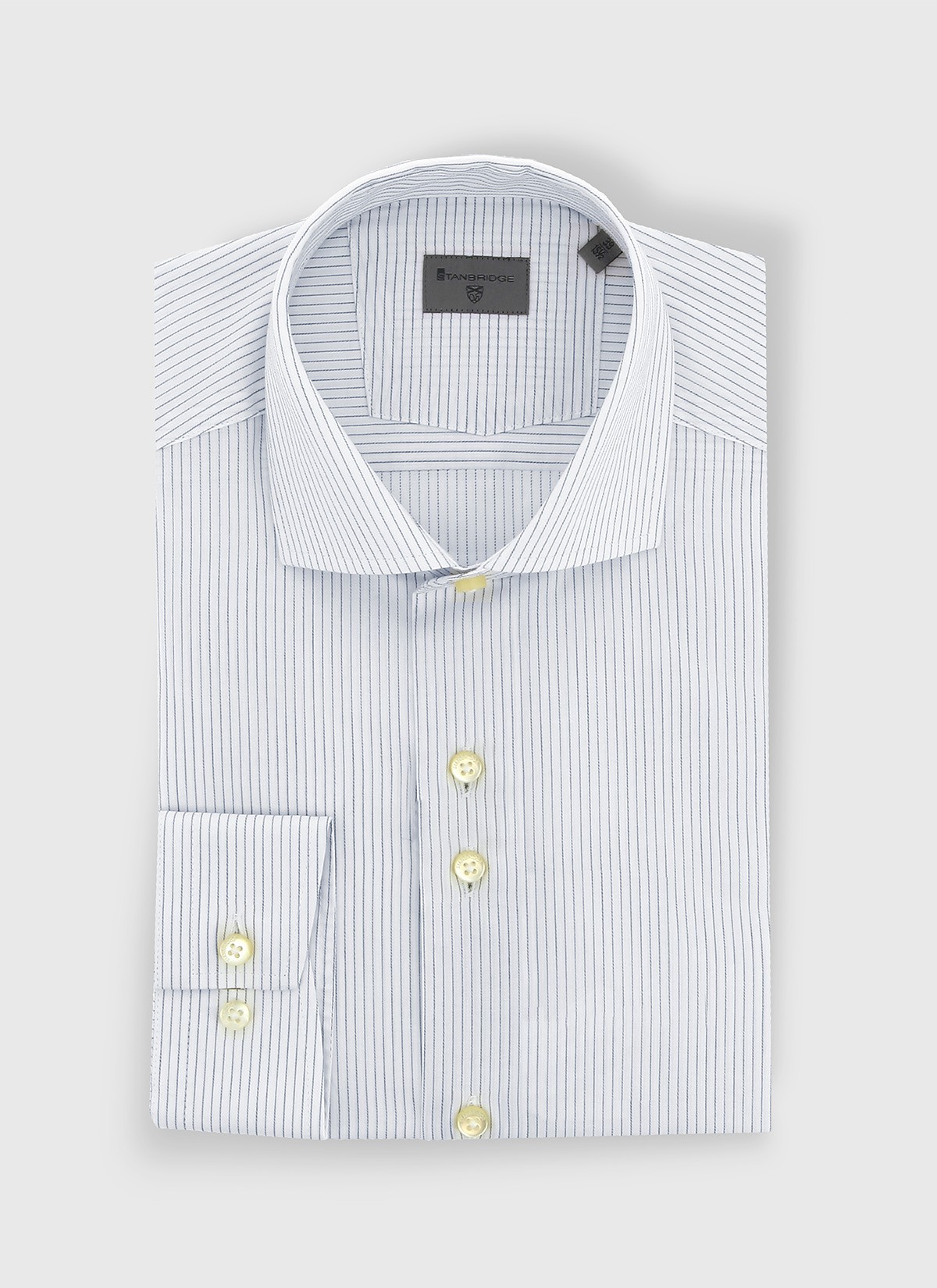 Chemise slim col italien Stanbridge