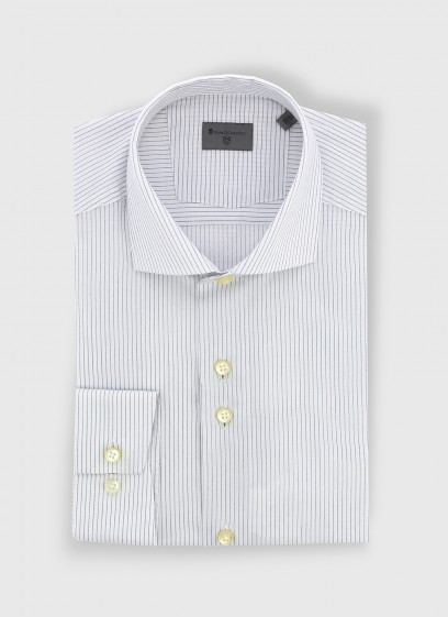 Chemise slim col italien Stanbridge