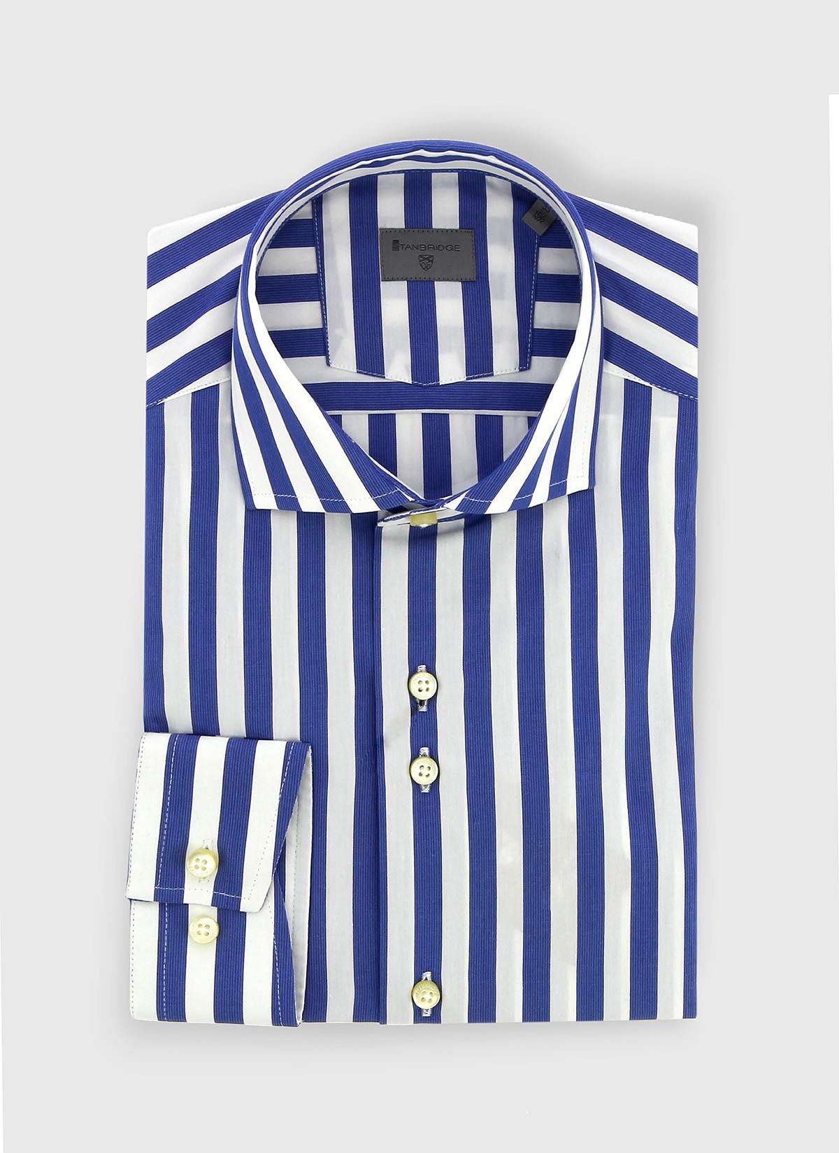Chemise slim col italien Stanbridge