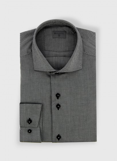 Chemise slim col italien Stanbridge