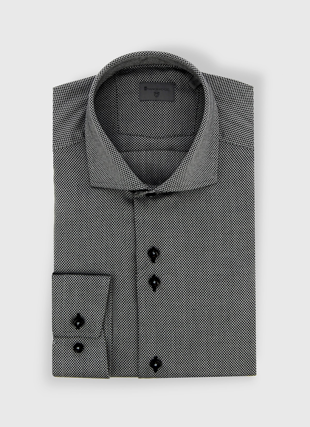 Chemise slim col italien Stanbridge