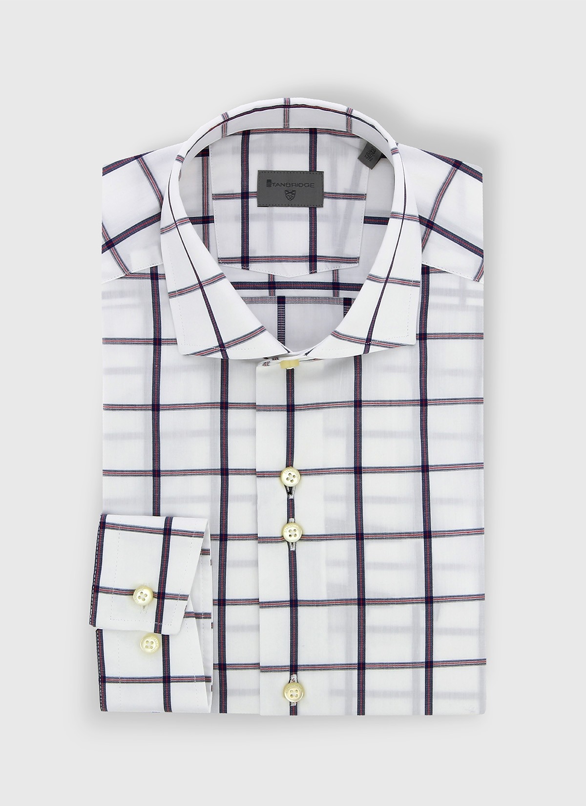 Chemise slim col italien Stanbridge