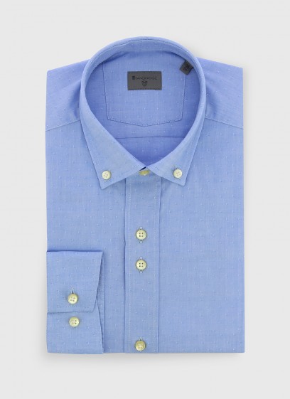 Chemise slim col italien Stanbridge