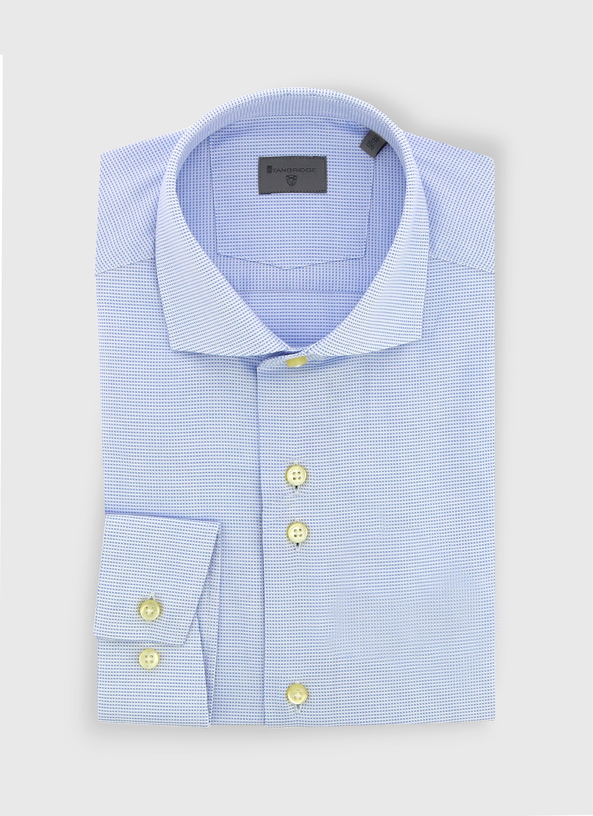 Chemise slim col italien Stanbridge