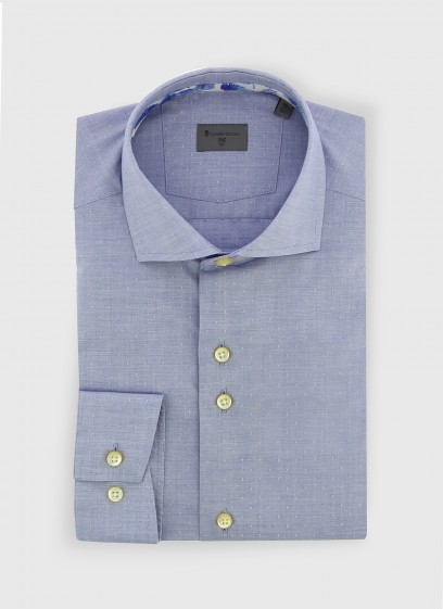 Chemise slim col italien Stanbridge