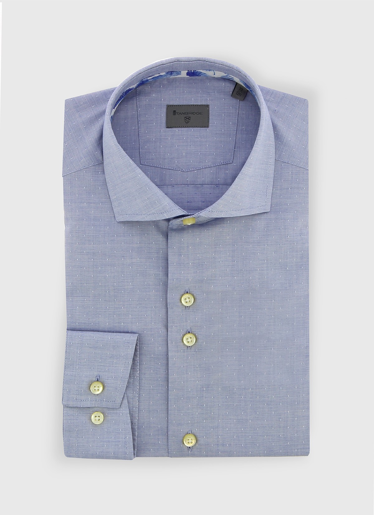 Italian collar slim fit Stanbridge shirt