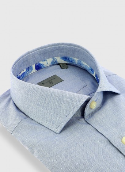 Chemise slim col italien Stanbridge