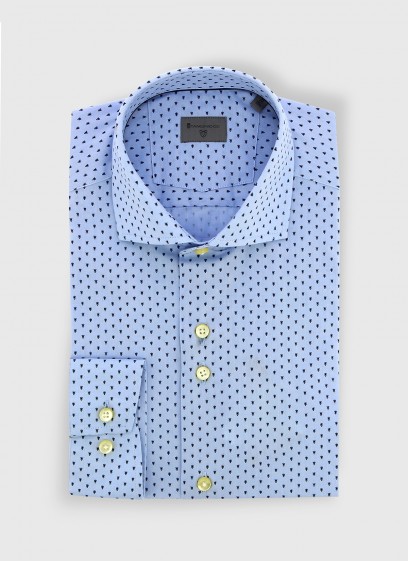 Chemise slim col italien Stanbridge