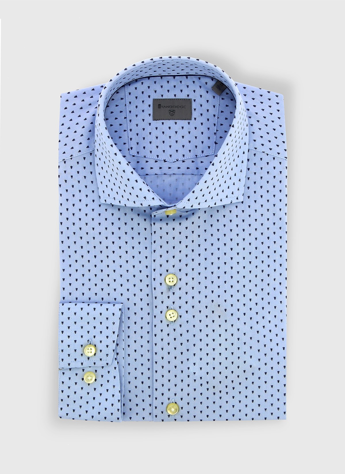 Chemise slim col italien Stanbridge