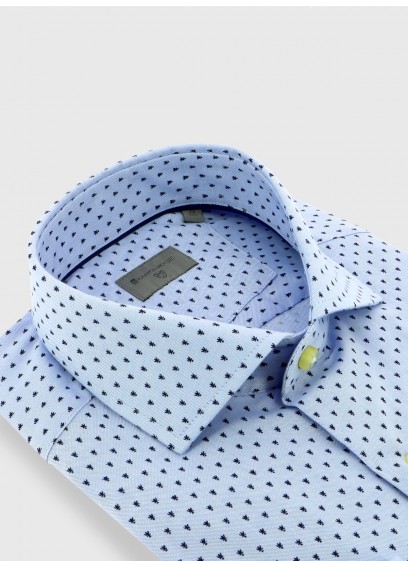 Chemise slim col italien Stanbridge