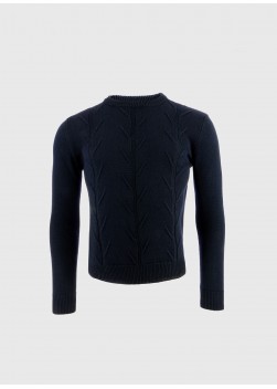 Pull torsadé en laine mélangée Stanbridge