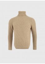Pull col roulé en laine Emmanuelle Khanh _ 31 - Beige clair