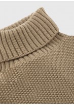 Pull col roulé en laine Emmanuelle Khanh _ 31 - Beige clair