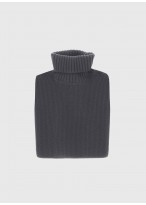 Pull col roulé en laine Emmanuelle Khanh _ 22 - Gris moyen