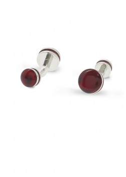Boutons de manchettes à émail coloré Emmanuelle Khanh