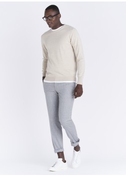  Emmanuelle Khanh round neck virgin wool sweater
