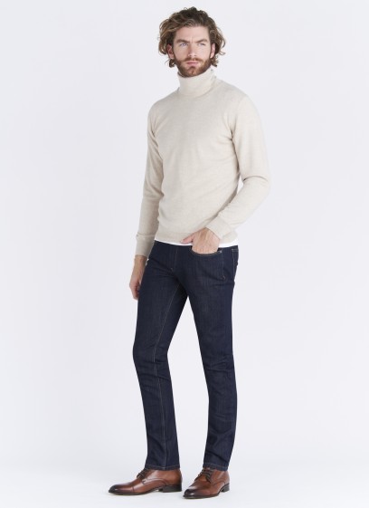 Pull col roulé en laine vierge Emmnauelle Khanh _ 31 - Beige clair