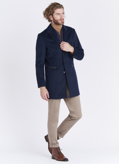 Manteau en laine mélangée Emmanuelle Khanh