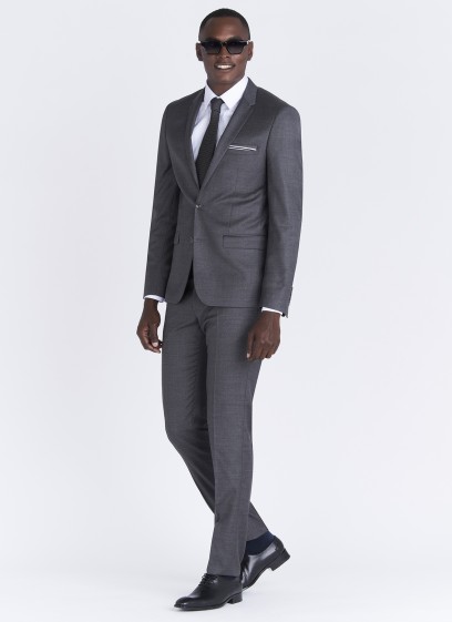 Costume Slim fit Lanificio F.LLI Cerruti DAL 1881 23 - Gris foncé