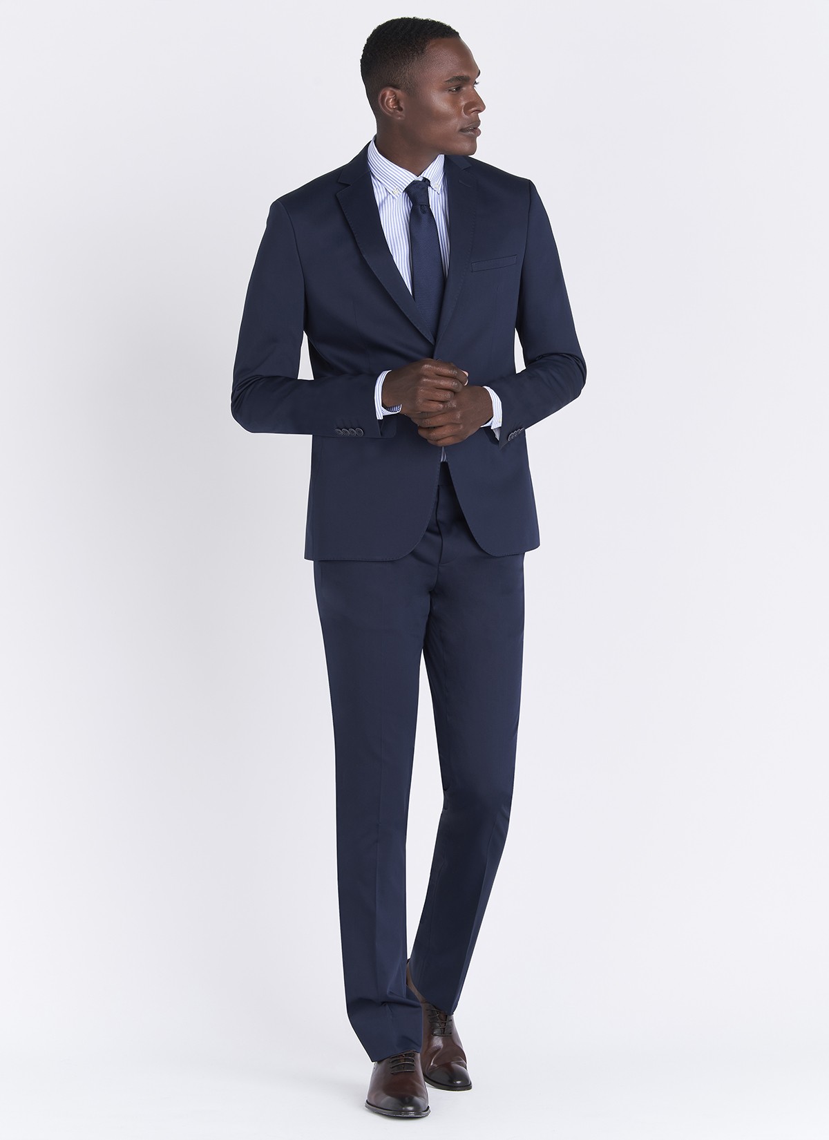 Costume Slim fit Emmanuelle Khanh _ 88 - Bleu marine