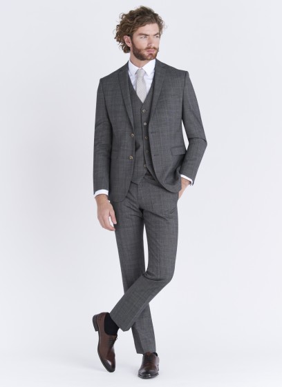 Costume Slim fit Emmanuelle Khanh _ 23 - Gris foncé