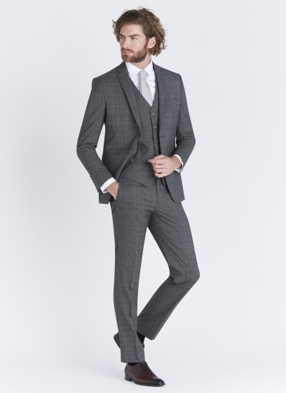 Costume Slim fit Emmanuelle Khanh _ 23 - Gris foncé