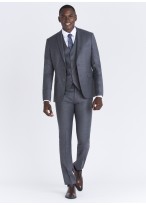 Costume en Flanelle Emmanuelle Khanh _ 22 - Gris moyen