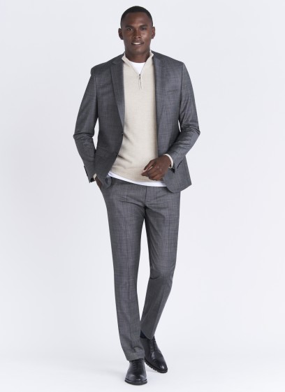 Costume slim fit Emmanuelle Khanh_23 - Gris foncé