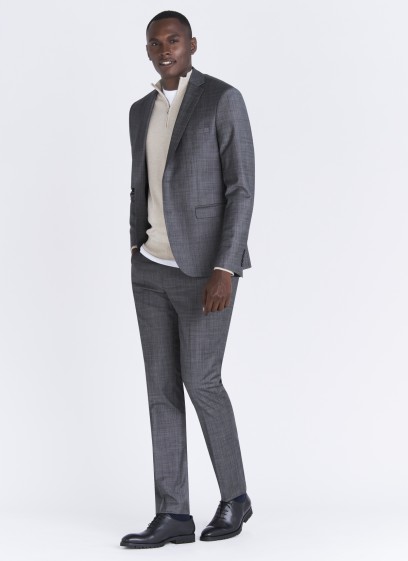 Costume slim fit Emmanuelle Khanh_23 - Gris foncé