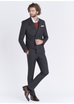 Costume croisé Emmanuelle Khanh _ 24 - Gris anthracite
