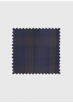 Gilet Slim fit Emmanuelle Khanh _ Bleu marine à carreaux _ 88 - Bleu marine