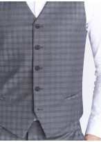 Gilet Slim fit Emmanuelle Khanh _ 23 - Gris foncé