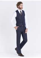 Gilet Slim fit Emmanuelle Khanh _ 88 - Bleu marine