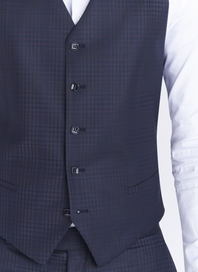 Gilet Slim fit Emmanuelle Khanh _ 88 - Bleu marine