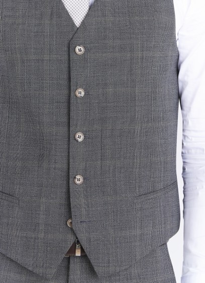 Gilet Slim fit Emmanuelle Khanh _ 23 - Gris foncé