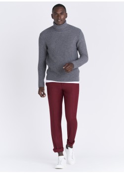 Pantalon slim fit Emmanuelle Khanh _ 53 - Rouge carmin