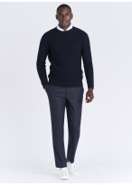 Pantalon slim fit Lanificio F.LLI Cerruti DAL 1881 _ 87 - Bleu pétrole