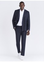 Pantalon slim fit Lanificio F.LLI Cerruti DAL 1881 _ 87 - Bleu pétrole