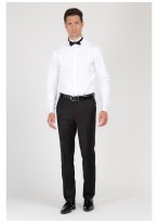 Chemise slim col cassé Emmanuelle Khanh blanche - 063