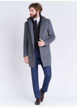 Manteau col montant Emmanuelle Khanh