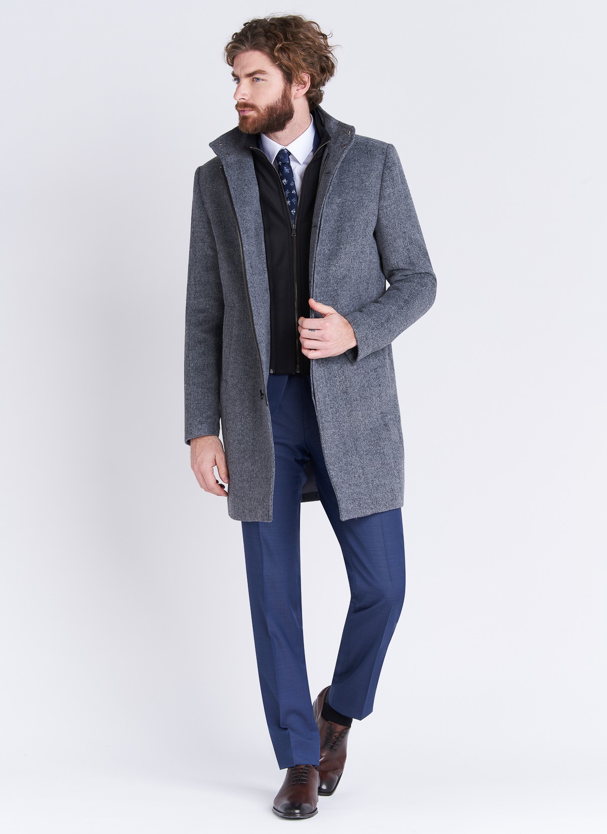 Manteau col montant Emmanuelle Khanh
