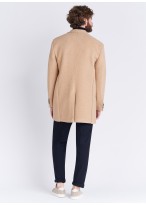 Manteau col cranté Emmanuelle Khanh _ 31 - Beige clair