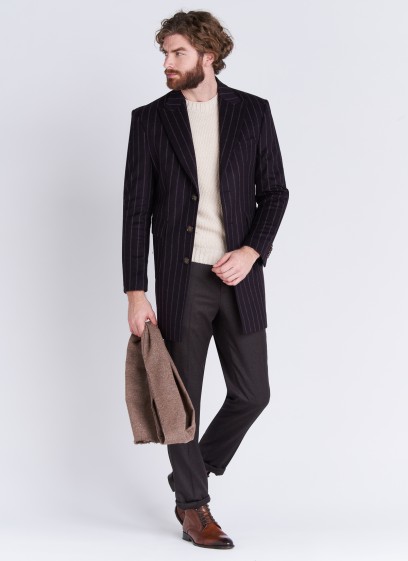Manteau col pointe Emmanuelle Khanh