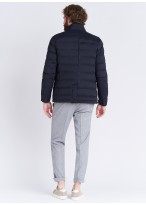 Doudoune col montant Emmanuelle Khanh 88 - Bleu marine